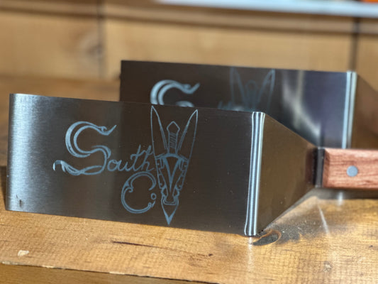 Engraved Spatula South Cow